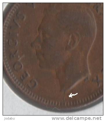 1 Cent De 1948 Du Canada..FAUTEE...Voir Le Scan - Errores Y Curiosidades