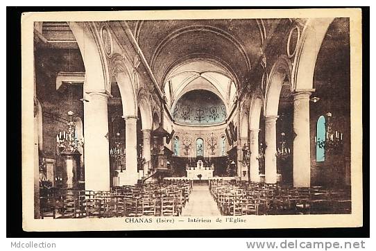 38 CHANAS / Intérieur De L'Eglise / - Chanas