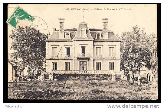 38 CHANAS / Château à Mme Alizon / - Chanas