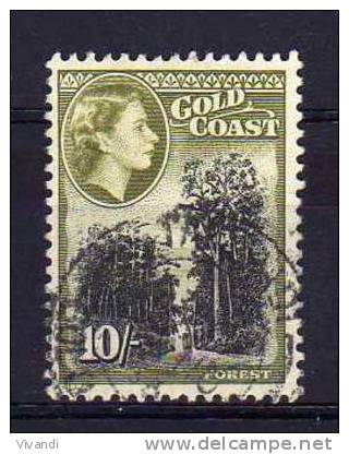 Gold Coast - 1954 - 10 Shilling Definitive - Used - Gold Coast (...-1957)