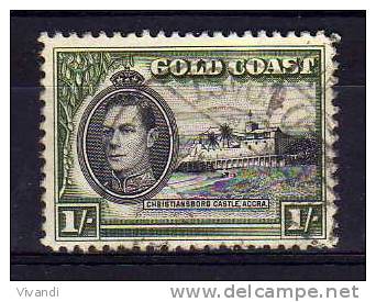 Gold Coast - 1938 - 1 Shilling Definitive (Perf 12) - Used - Gold Coast (...-1957)