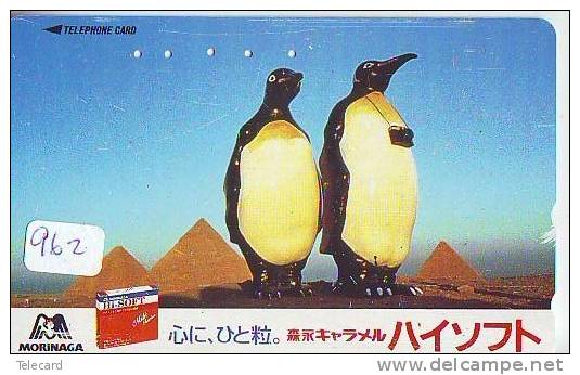 Télécarte  Japon * OISEAU MANCHOT  (962)  PENGUIN BIRD Japan * Phonecard * PINGUIN * - Pingouins & Manchots