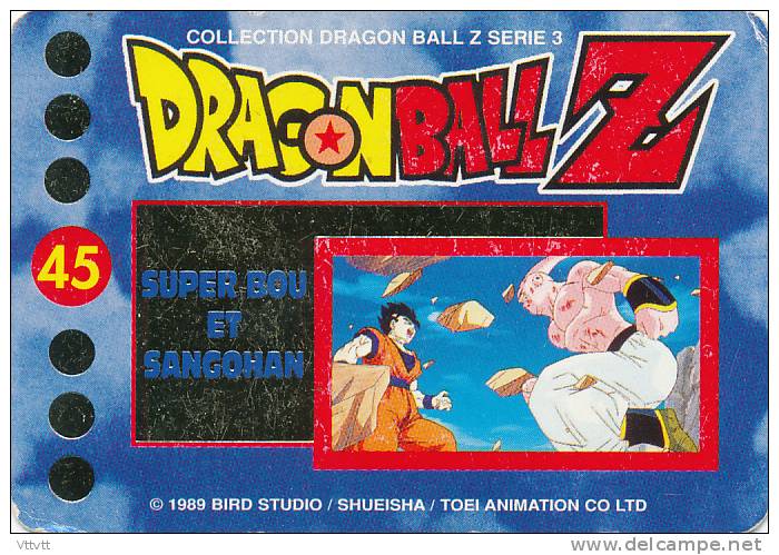 DRAGON BALL Z  Série 3 (1989, Bird Studio)) : Super Bou Et Sangohan, N° 45 - Dragonball Z