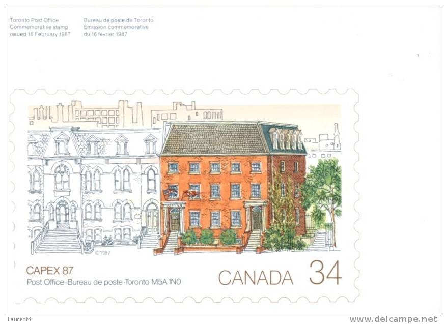 (502) Maxi Card - Stamp Card - Canada - Stamp Reproduction Houses - CAPEX 87 - Tarjetas – Máxima