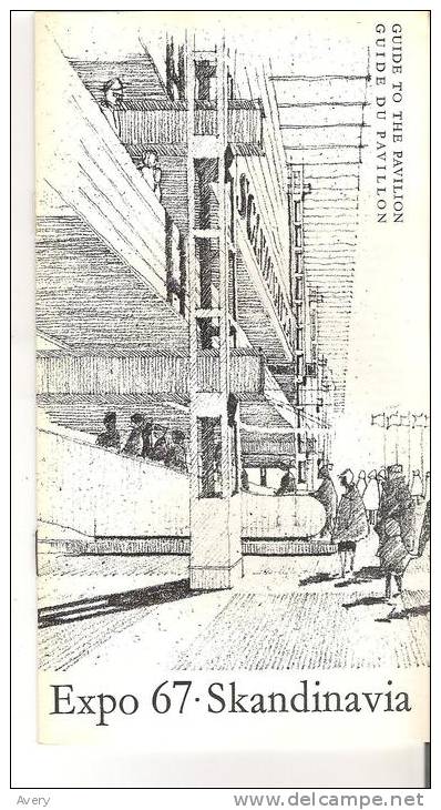 Guide To The Pavilion  Guide Du Pavillon EXPO67 - Skandinavia   Scandinavi - Programs