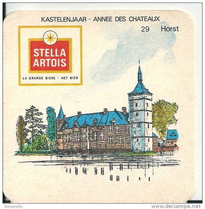 Stella Artois  Kastelenjaar- Annee Des Chateaux    -   Horst - Sous-bocks