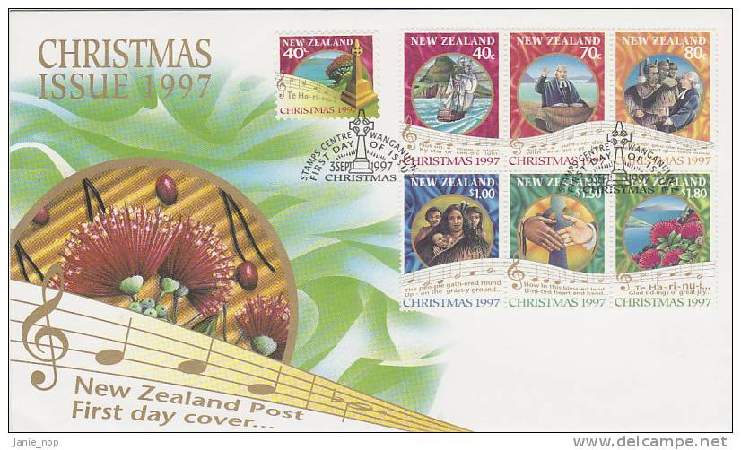 New Zealand 1997 Christmas FDC - FDC