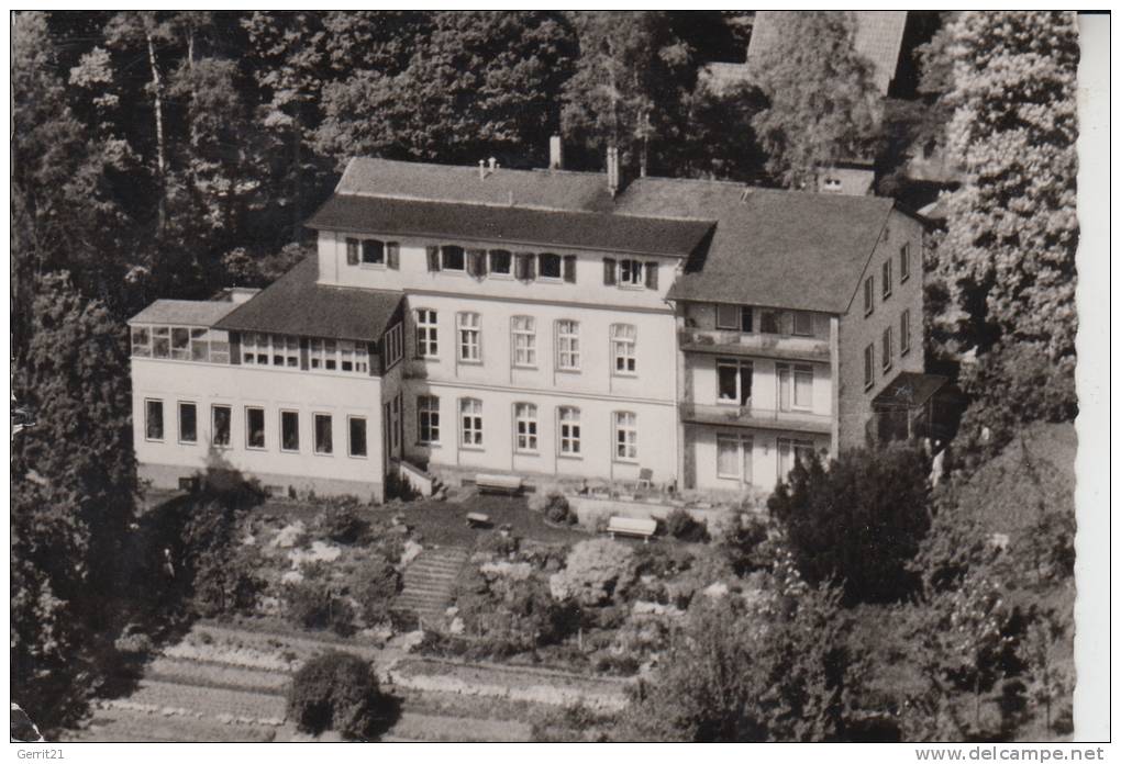 4533 LAGGENBECK, Erholungsheim Westf. Frauenhilfe 1966, Luftaufnahme, Kl. Knick - Ibbenbueren