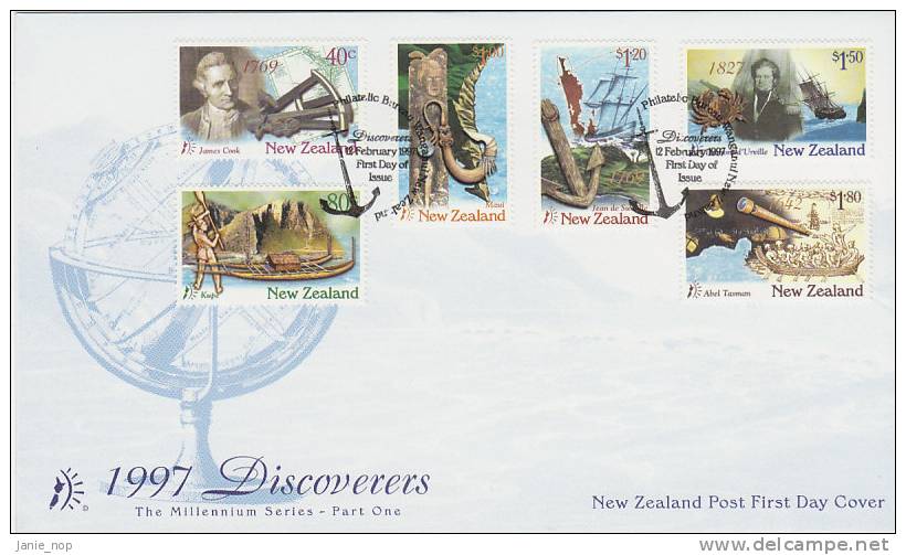 New Zealand 1997 Discoverers FDC - FDC