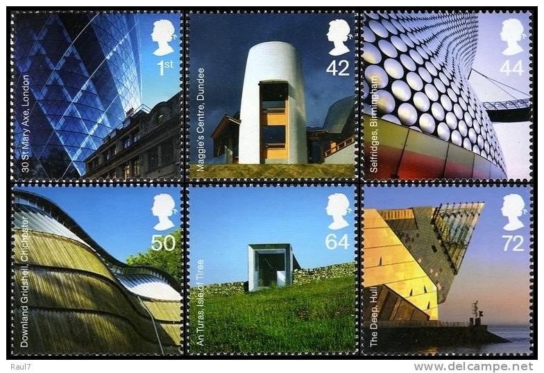 GRAND-BRETAGNE 2006 - Archictèture Moderne  - 6v Neufs// Mnh - Unused Stamps