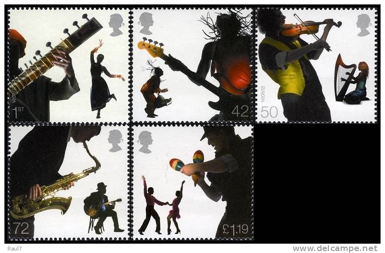 GRAND-BRETAGNE 2006 - Musique, Dances, Europa 2006  - 5v Neufs// Mnh - Unused Stamps