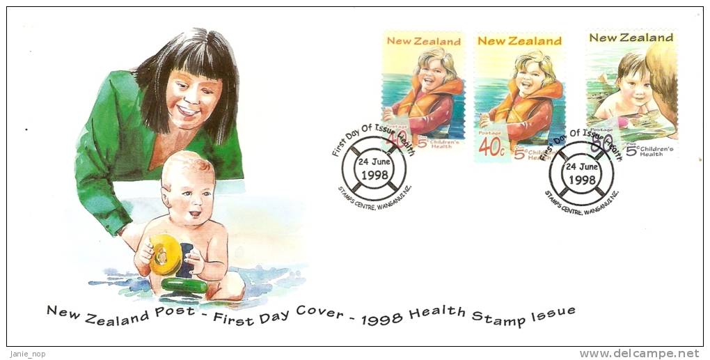 New Zealand 1998 Health FDC - FDC
