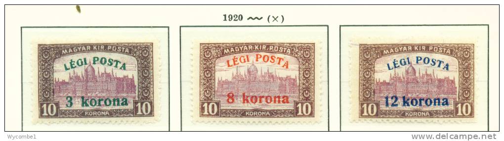 HUNGARY  -  1920  Surcharged Legi Posta And Value   Mounted Mint As Scan - Nuevos