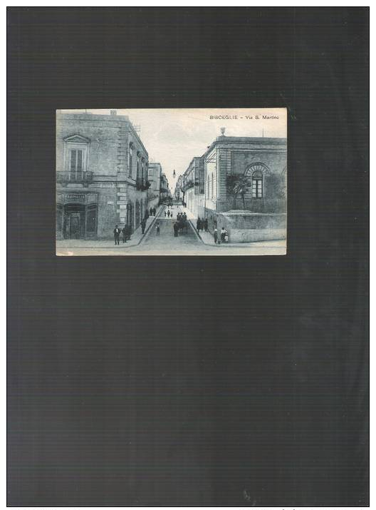 BISCEGLIE -VIA S.MARTINO  -1921 - Altri & Non Classificati