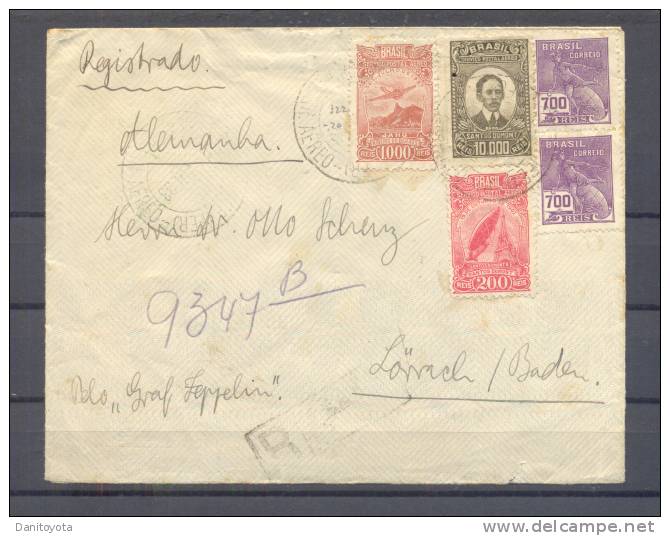 1933.- BRASIL A ALEMANIA - Lettres & Documents