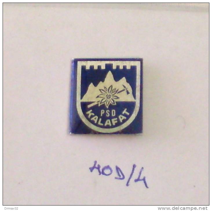 Mountaineering Association KALAFAT Nis (Serbia) Yugoslavia / Ice Ax, Cascade De Glace, Mountaineer Alpinism, Edelweiss - Alpinisme