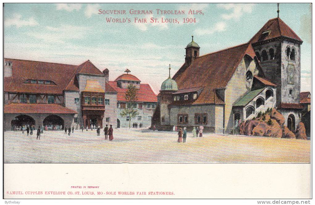 Souvenir German Tyrolean Alps, World's Fair St. Louis, 1904 - Expositions