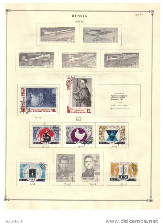 RUSSIA    Collection Of  Mounted Mint And Used As Per Scan. (6 SCANS) - Colecciones