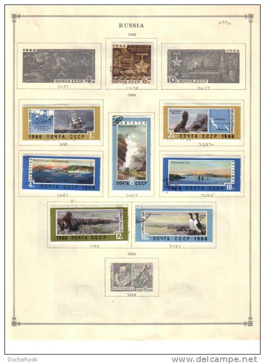 RUSSIA    Collection Of  Mounted Mint And Used As Per Scan. (2 SCANS) - Colecciones