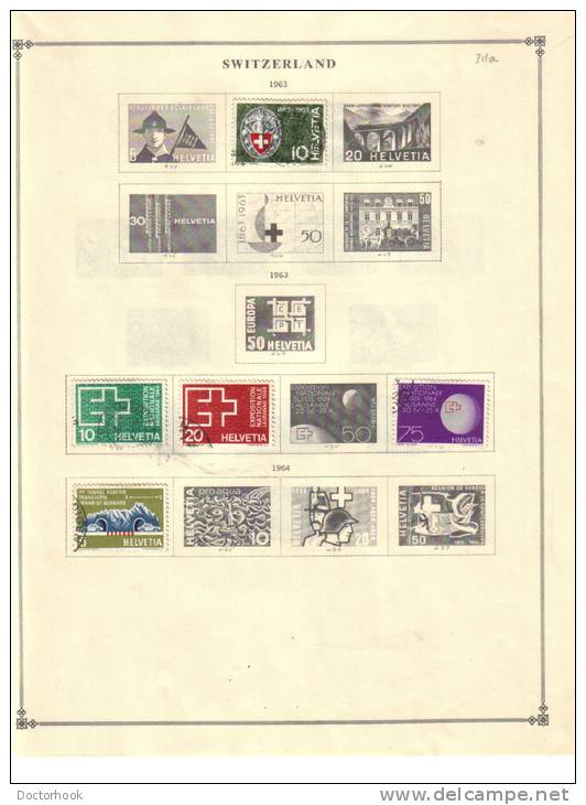 SWITZERLAND    Collection Of  Mounted Mint And Used As Per Scan. (5 SCANS) - Collections