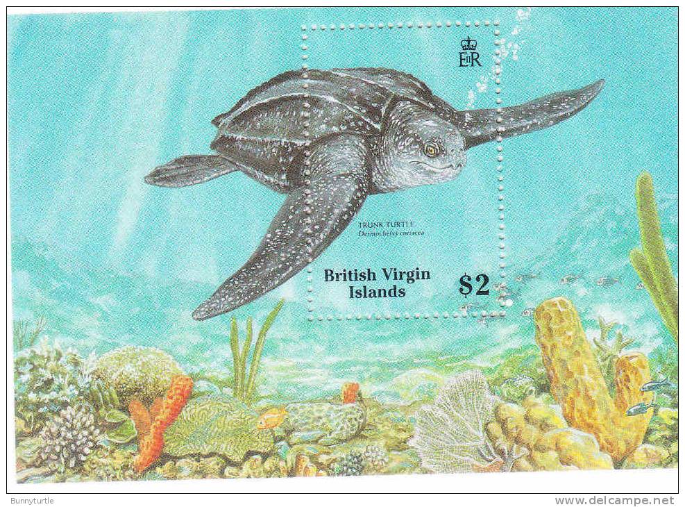 Virgin Islands 1988 Trunk Turtle S/S MNH - Britse Maagdeneilanden