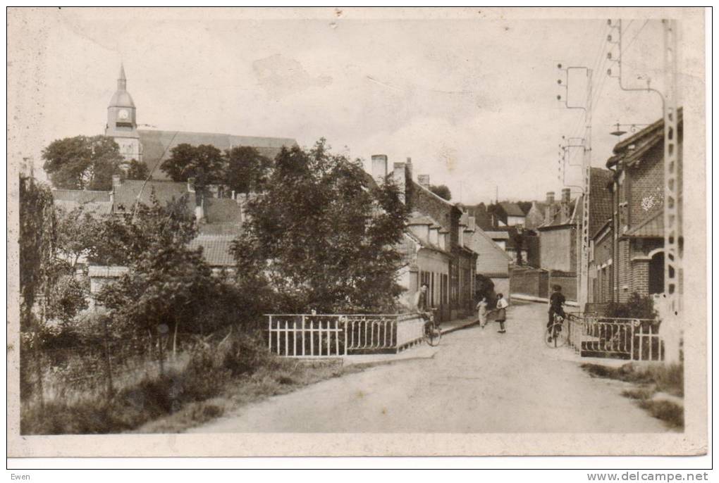 Auxi-le-Château. Le Pont Neuf Et L'Eglise. - Auxi Le Chateau