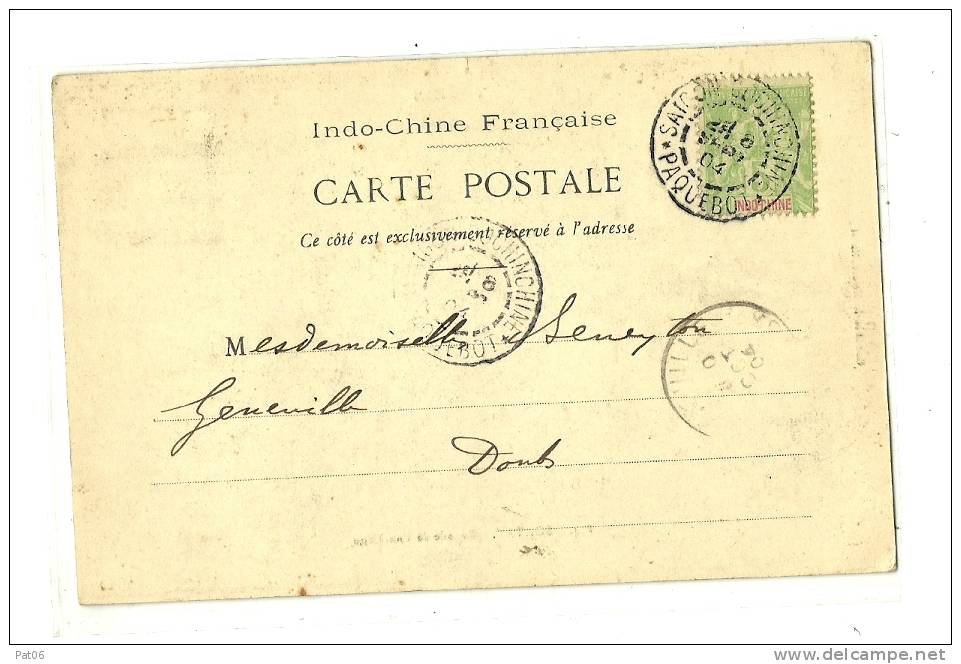 CPA   La Pagote De VAN-MEOU à SONTAY -  Tonkin Ligne PAQ.l'Extréme-Orient     1904 - Other & Unclassified