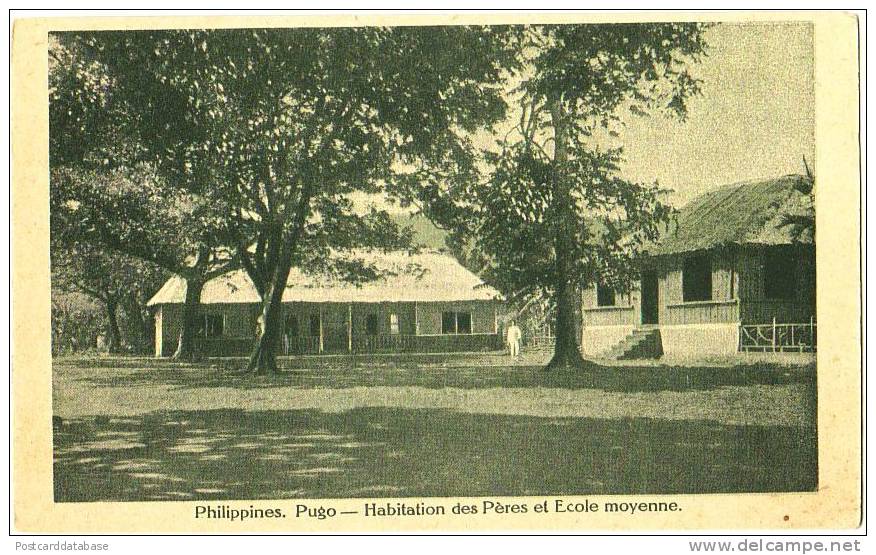 Philippines, Pugo - Habitation Des Pères Et Ecole Moyenne - Philippinen