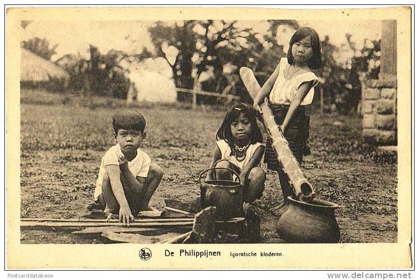 De Philippijnen - Igorotsche Kinderen - Filipinas
