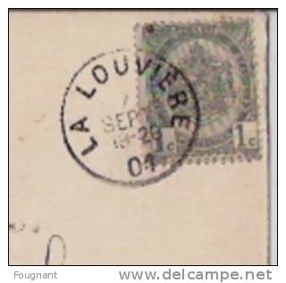 BELGIQUE:LA LOUVIERE:(Hainaut):1901:Le Canal.Couleur.Carte Envoyée à MOUSTIER S/Sambre. - La Louvière