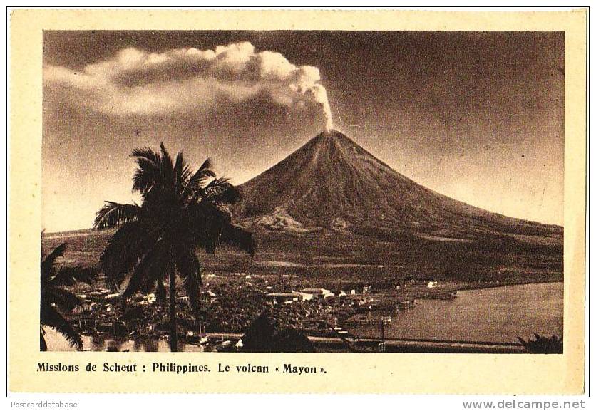 Missions De Scheut - Philippines - Le Volcan Mayon - Filipinas