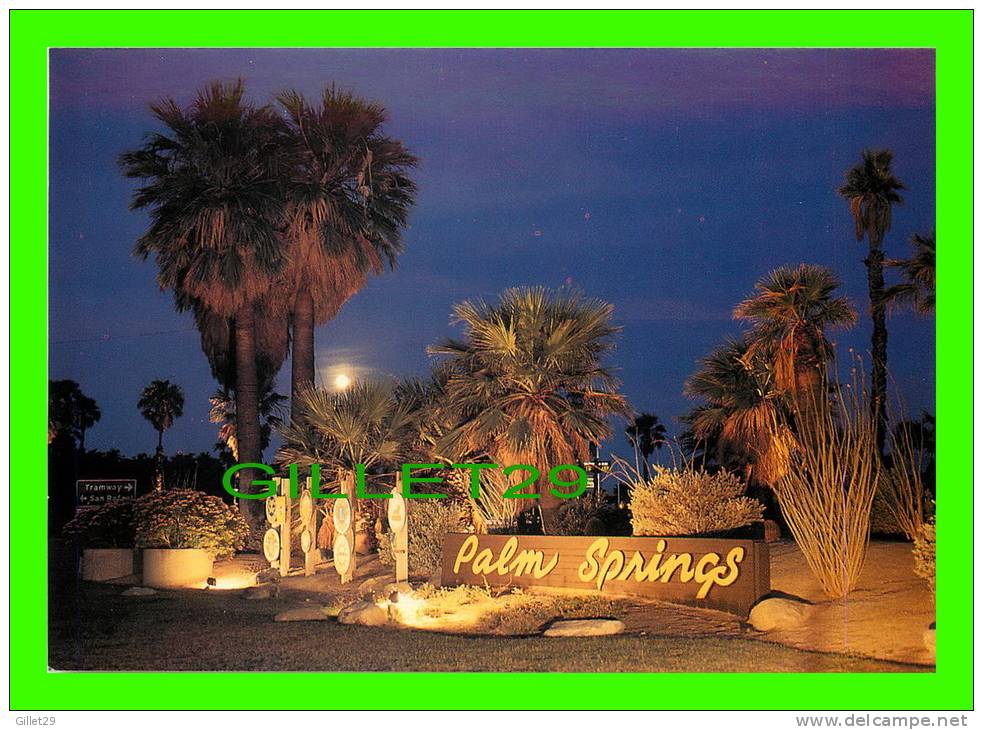 PALM SPRINGS, CA -  ENTRY INTO THE CITY -  WESTERN RESORT PUB. &amp; NOVELTY - JOHN HINDE CURTEICH - - Palm Springs