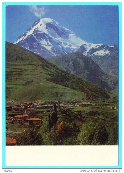 Postcard - Gruzia, Georgia, Gergeti   (V 16110) - Georgia