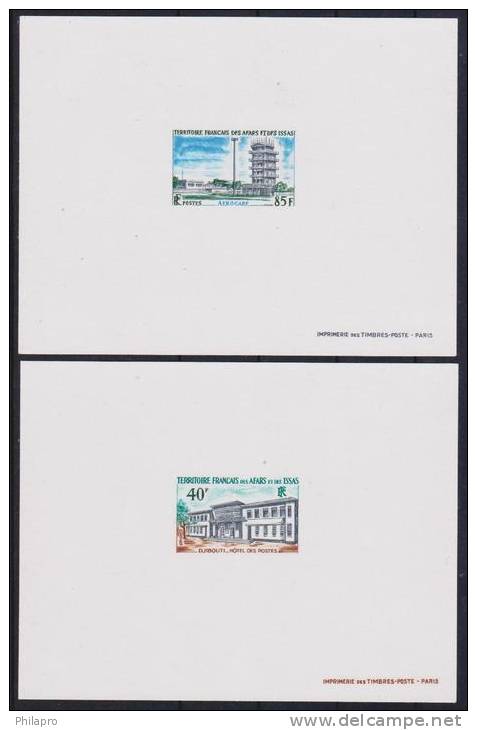 AFARS ET ISSAS  EPREUVE/PROOF  HOTEL DES POSTES+   YVERT N°355/6   Réf 2888 - Other & Unclassified