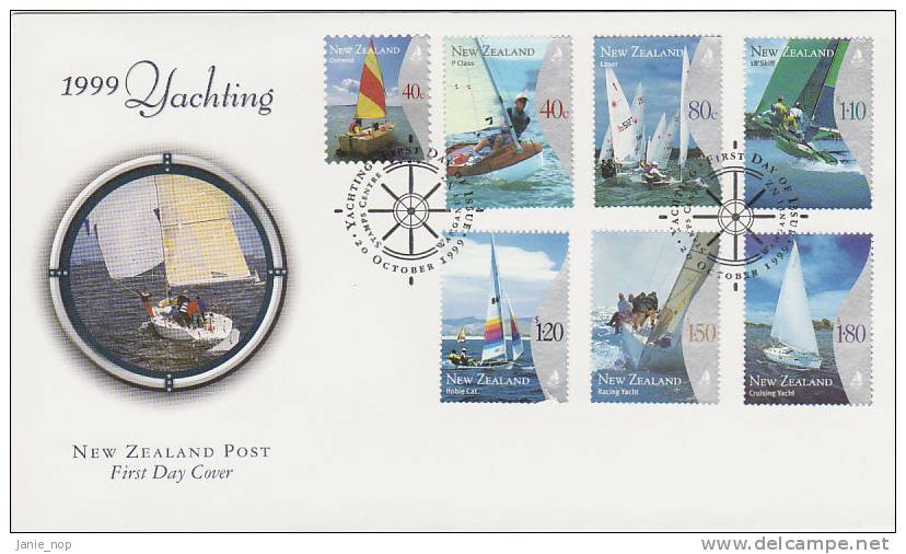 New Zealand 1999 Yachting FDC - FDC