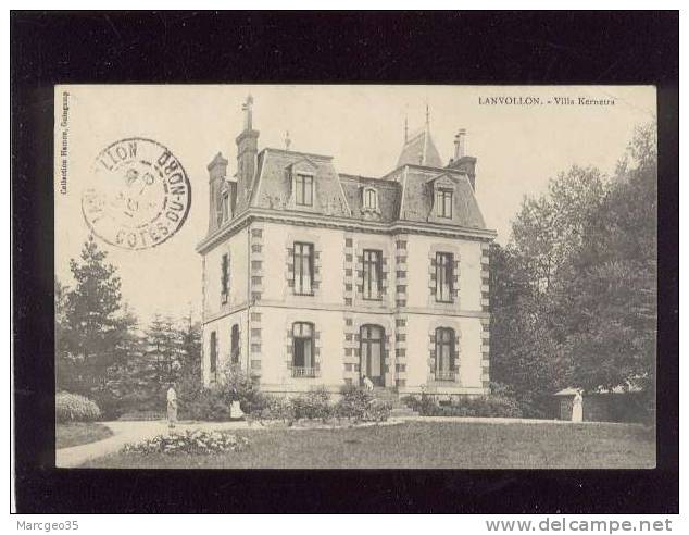 Lanvollon Villa Kernetra édit. Hamon  , Animée , Chateau - Lanvollon
