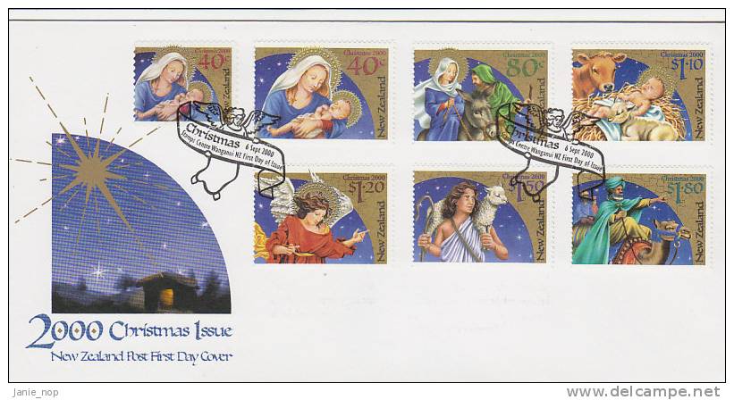 New Zealand 2000 Christmas FDC - FDC