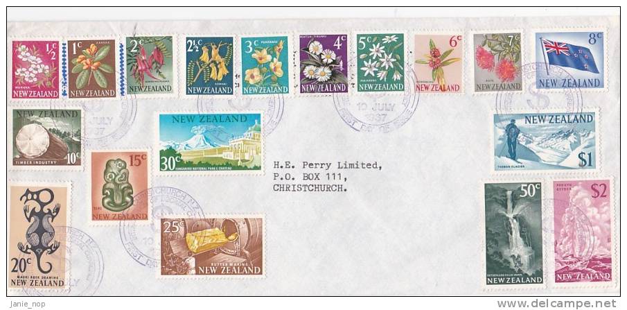 New Zealand 1967 Decimal Pictorials FDC - FDC