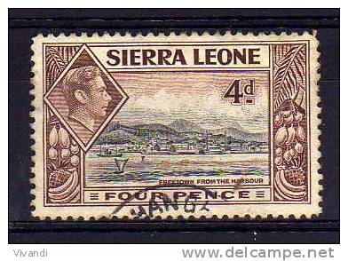 Sierra Leone - 1938 - 4d Definitive - Used - Sierra Leone (...-1960)