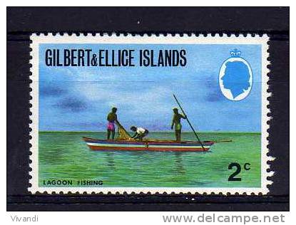 Gilbert & Ellice Islands - 1972 - 2 Cent Definitive (Watermark Upright) - MNH - Gilbert & Ellice Islands (...-1979)