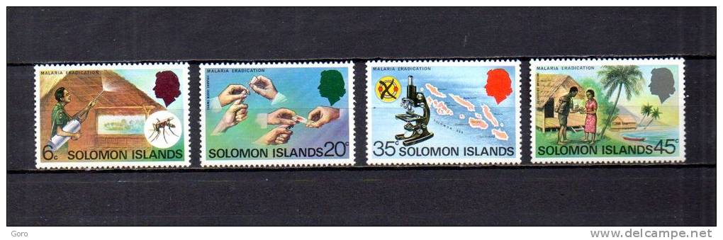 Salomón   1977  .-  Y&T Nº   332/335   ( C/ Charniere ) - British Solomon Islands (...-1978)