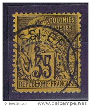 Colonies General: Yv 56 Nossi-Bé, Maury Cat Valeur &euro; 400, Very Nice Cancel. - Alphée Dubois