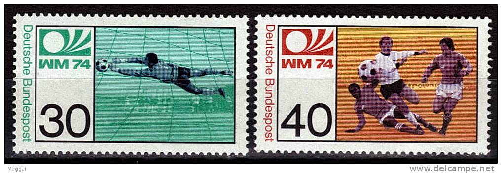 ALLEMAGNE   N° 657/58 * *  Cup  1974    Football  Soccer  Fussball - 1974 – Germania Ovest