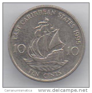 EAST CARIBBEAN STATES 10 CENTS 1995 - Oost-Caribische Staten