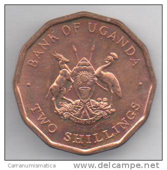 UGANDA 2 SHILLINGS 1987 - Ouganda