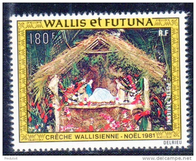 WALLIS ET FUTUNA - P.A N° 113 **  (1981) Noël : Crèche - Unused Stamps