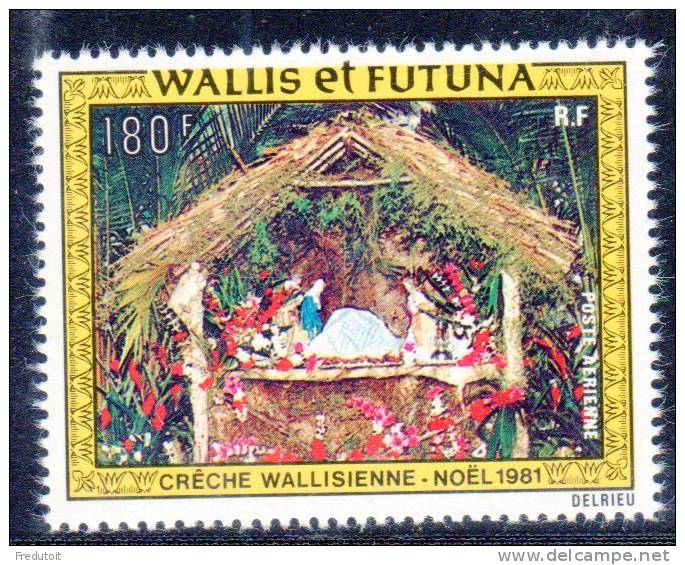 WALLIS ET FUTUNA - P.A N° 113 **  (1981) Noël : Crèche - Neufs