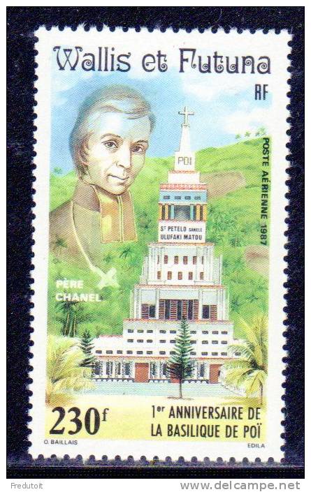 WALLIS ET FUTUNA - P.A N° 155 **  (1987) Basilique De Poï - Unused Stamps