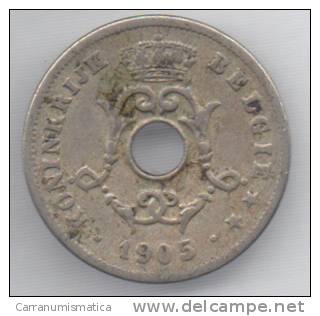 BELGIO 10 CENTS 1905 - 10 Cent