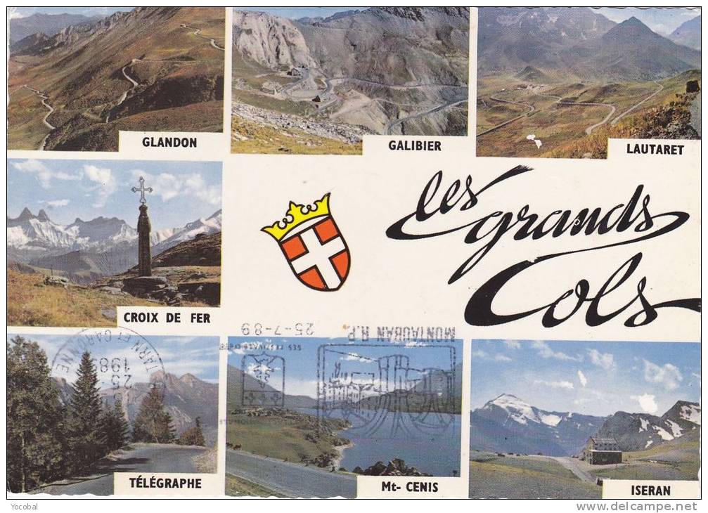 Cp , Région RHÔNE-ALPES , Sur La Route Des Grands Cols , Multi-Vues - Rhône-Alpes